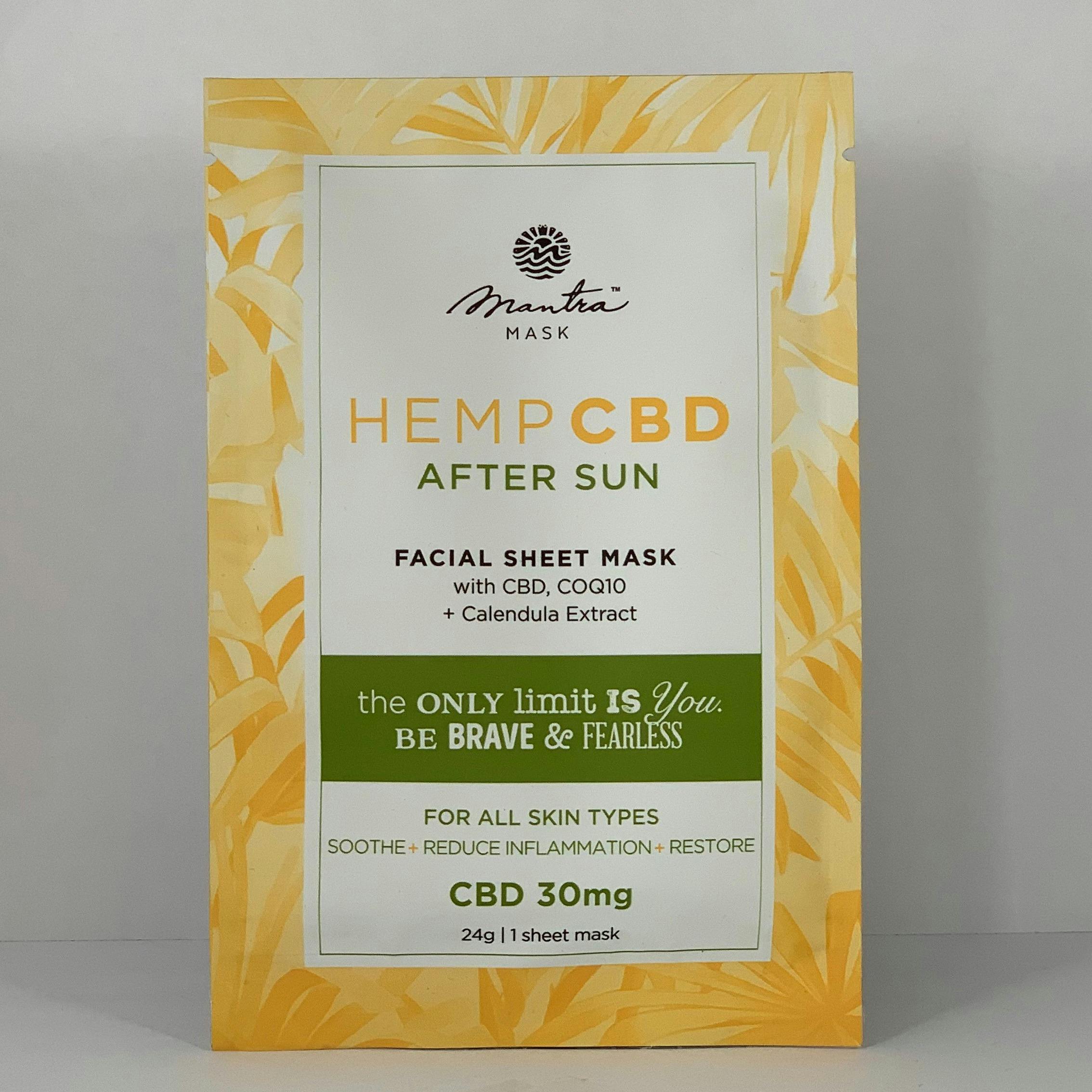 CBD After-Sun Sheet Mask